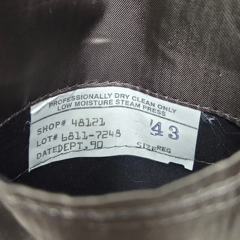 Brooks‎ Brothers Mens 43R Gray Glen Plaid Wool Suit Blazer Jacket USA UNION MADE